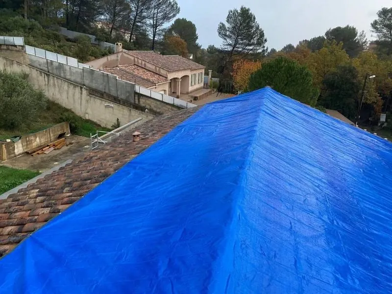 Toiture avant rénovation - État initial avant intervention couvreur Eure-et-Loir (28)